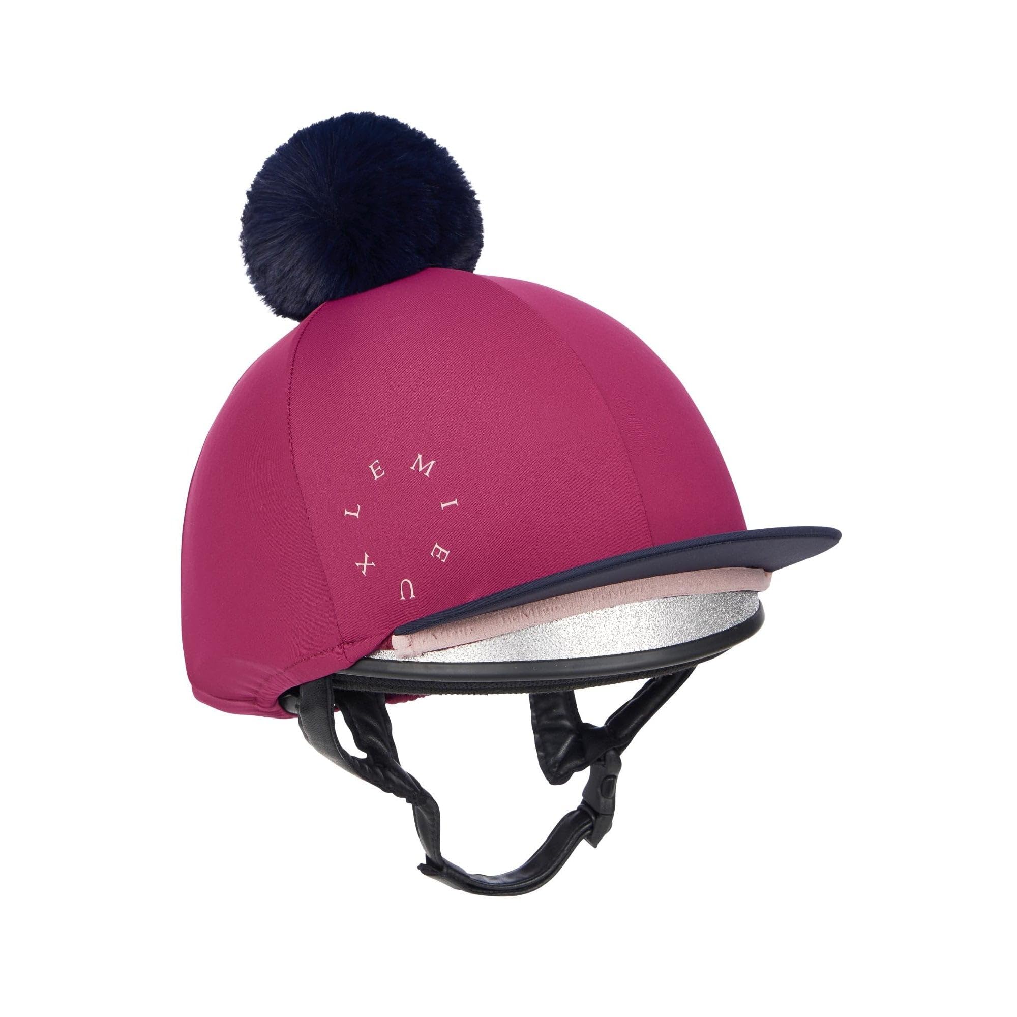 LeMieux Classique Pom Hat Silk - Blackberry