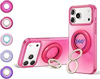 Vista 16 de SYNCWIRE para MagSafe Agarre para Teléfono, Rotación 360° Agarre Magnético para Teléfono Celular Soporte de Anillo Magnético Atril Soporte de Anillo