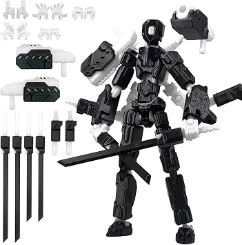 8 inch T Assembly Completed Action Figure, 3D Printed Multi-Articular 13