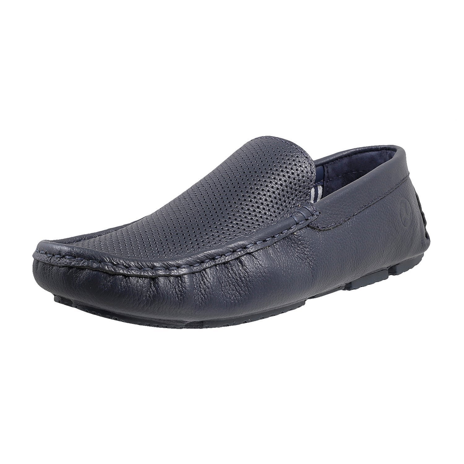 Mochi Men Blue Leather Loafers 7-UK (41 EU) (71-9023) (B084TKML2W) Amazon Price History, Amazon Price Tracker