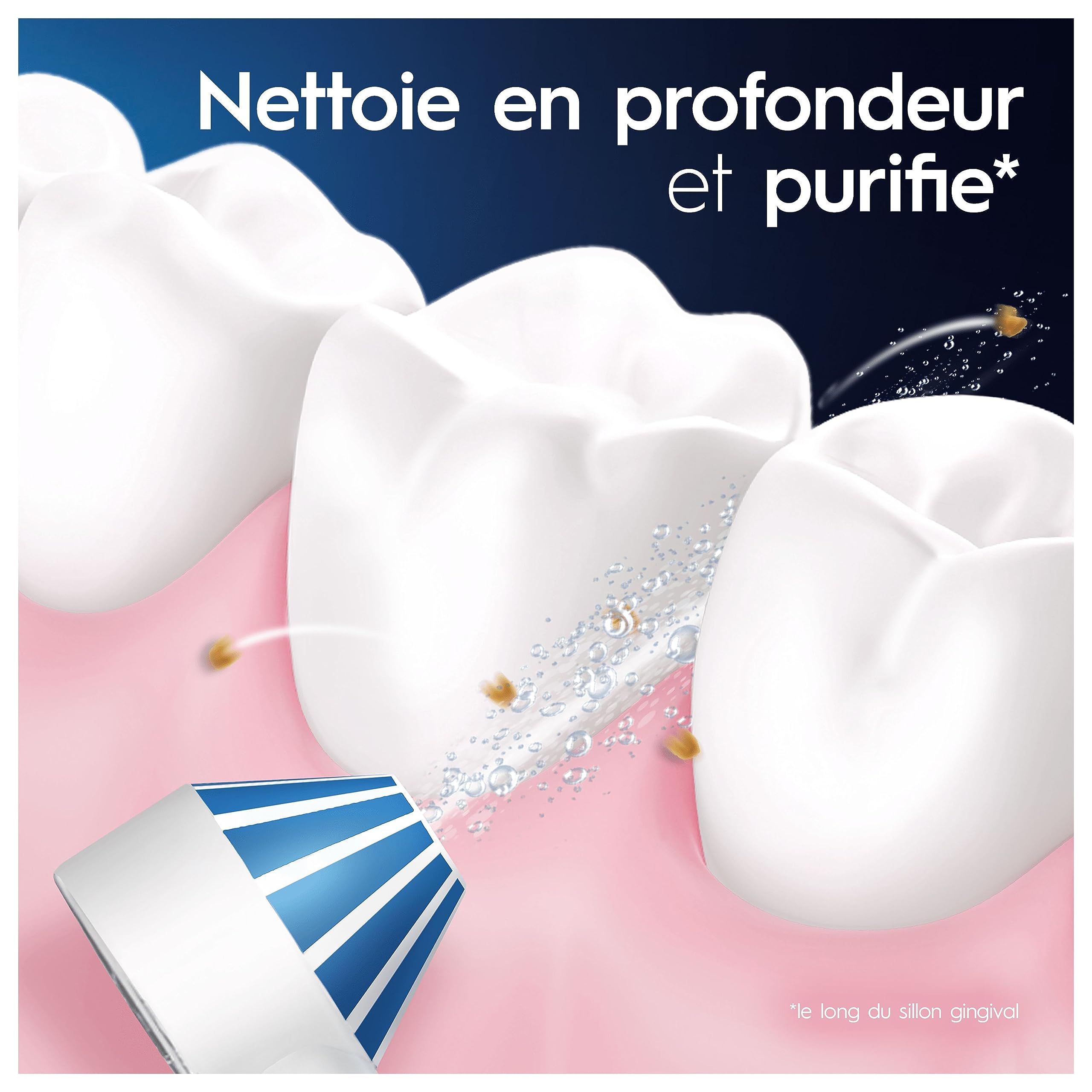 Oral-B Oral Health Center Hydropulseur Dentaire et Brosse à Dents Électrique Pro Series, Jet Dentaire, 1 Canule Oxyjet, 1 Canule Water Jet, 4 Jets d'Eau et 5 Pressions, 2 Brossettes, Rechargeable