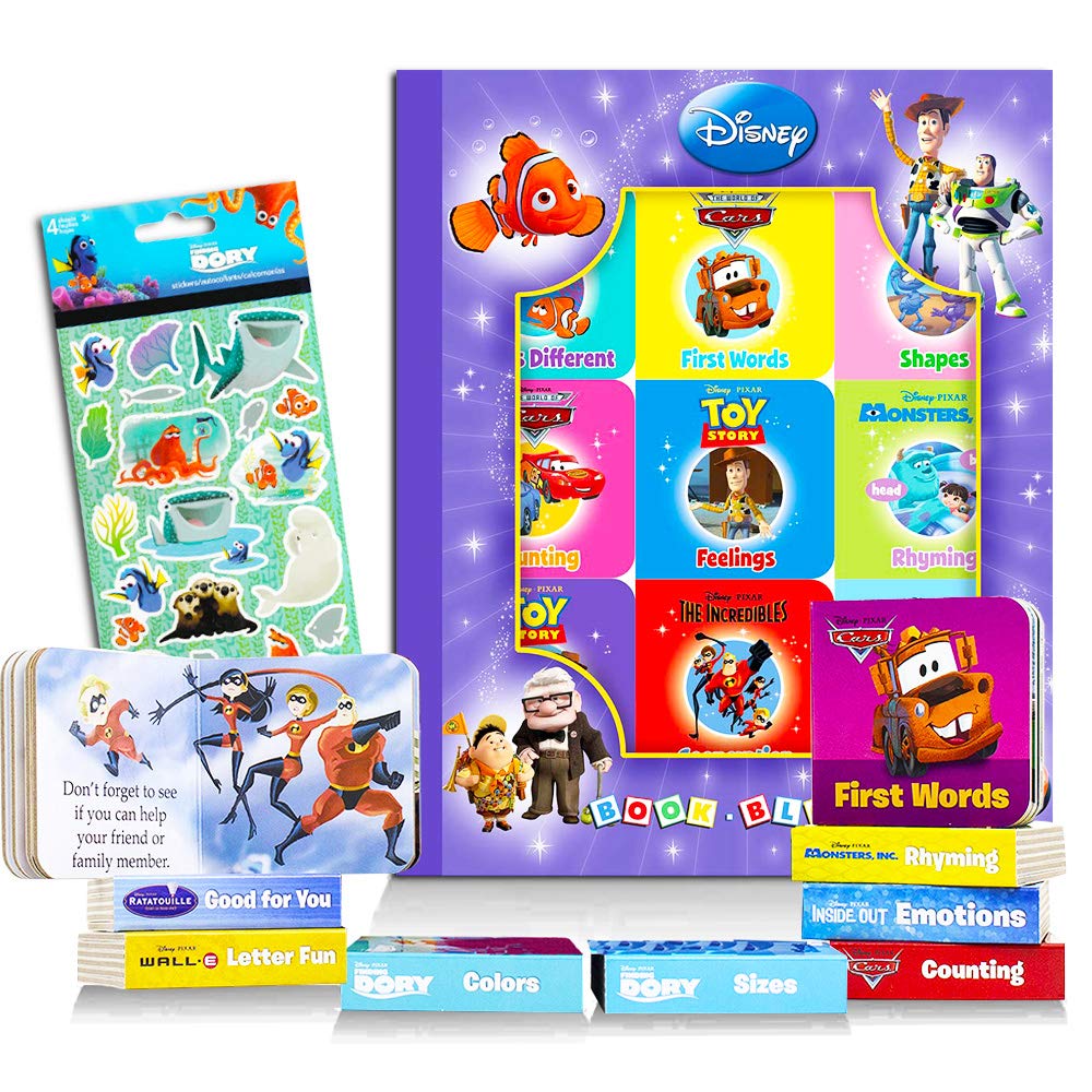 Disney Pixar Board Books Super Set for Toddlers Kids Set of 8 Books
