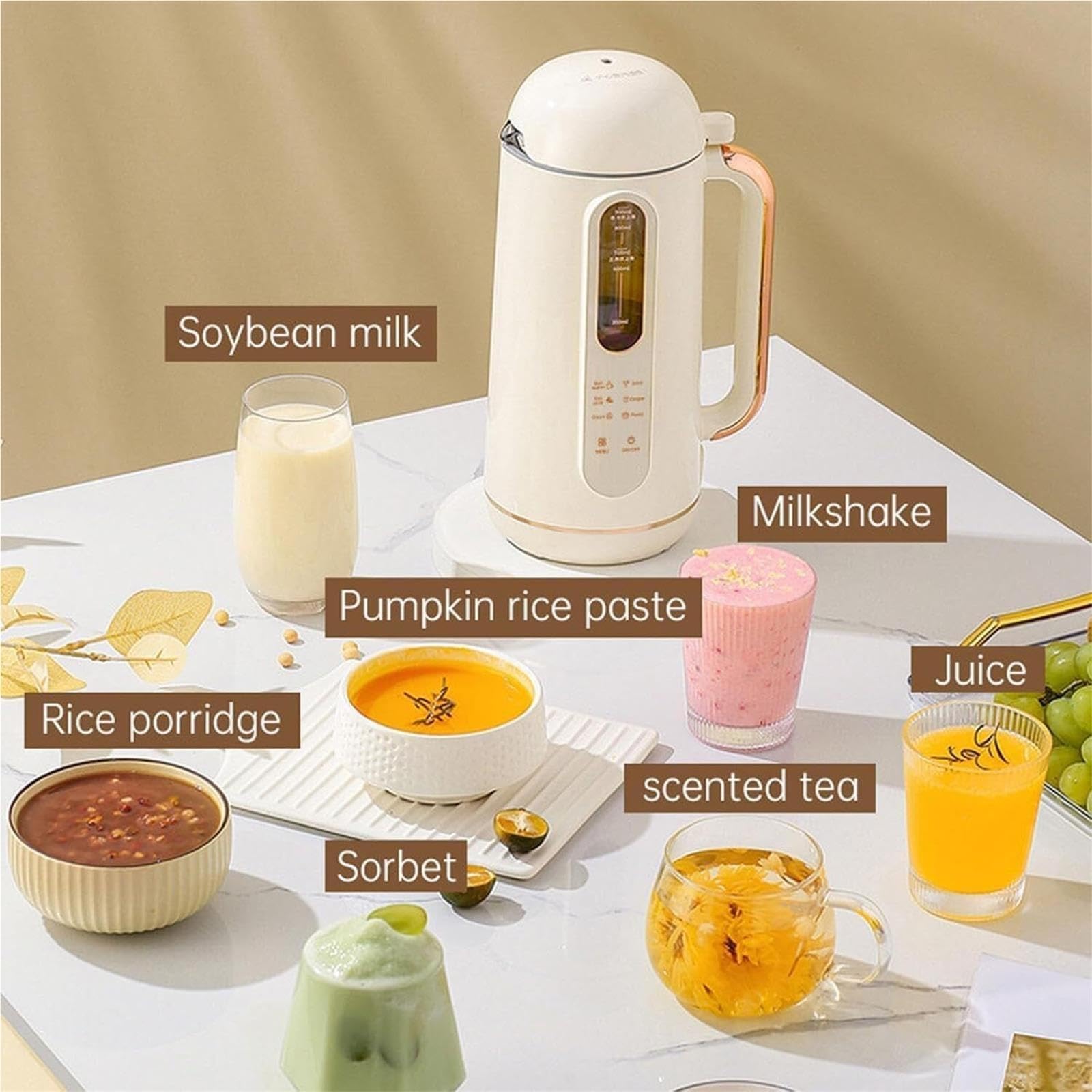 Mélangeur chaud et froid de 900 ml, machine à lait végétal, machine