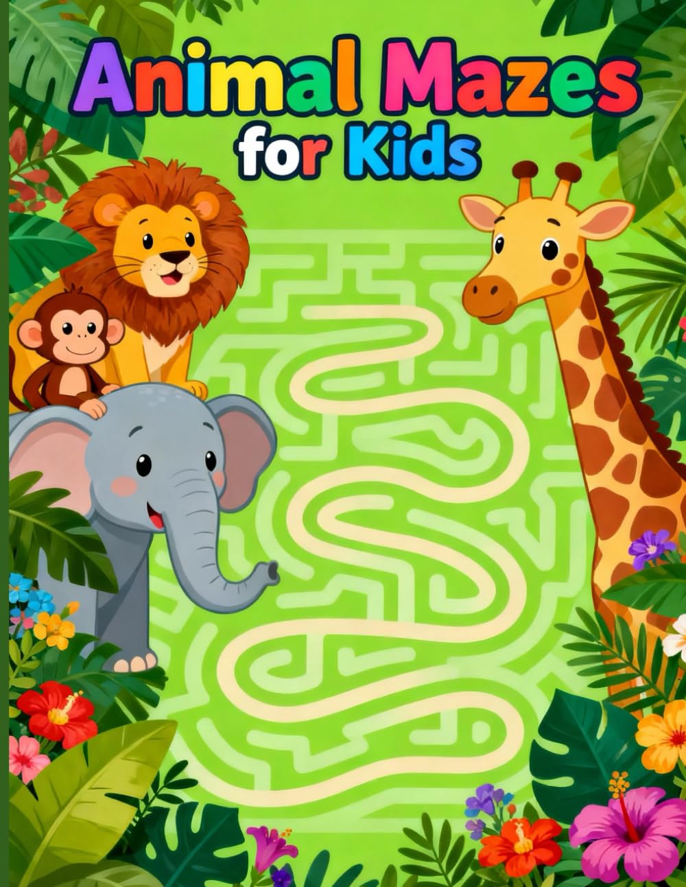 Animal Mazes for Kids: Fun and Educational Maze Adventures with Your Favorite Animals! (Preschool Learning Skills Series)
