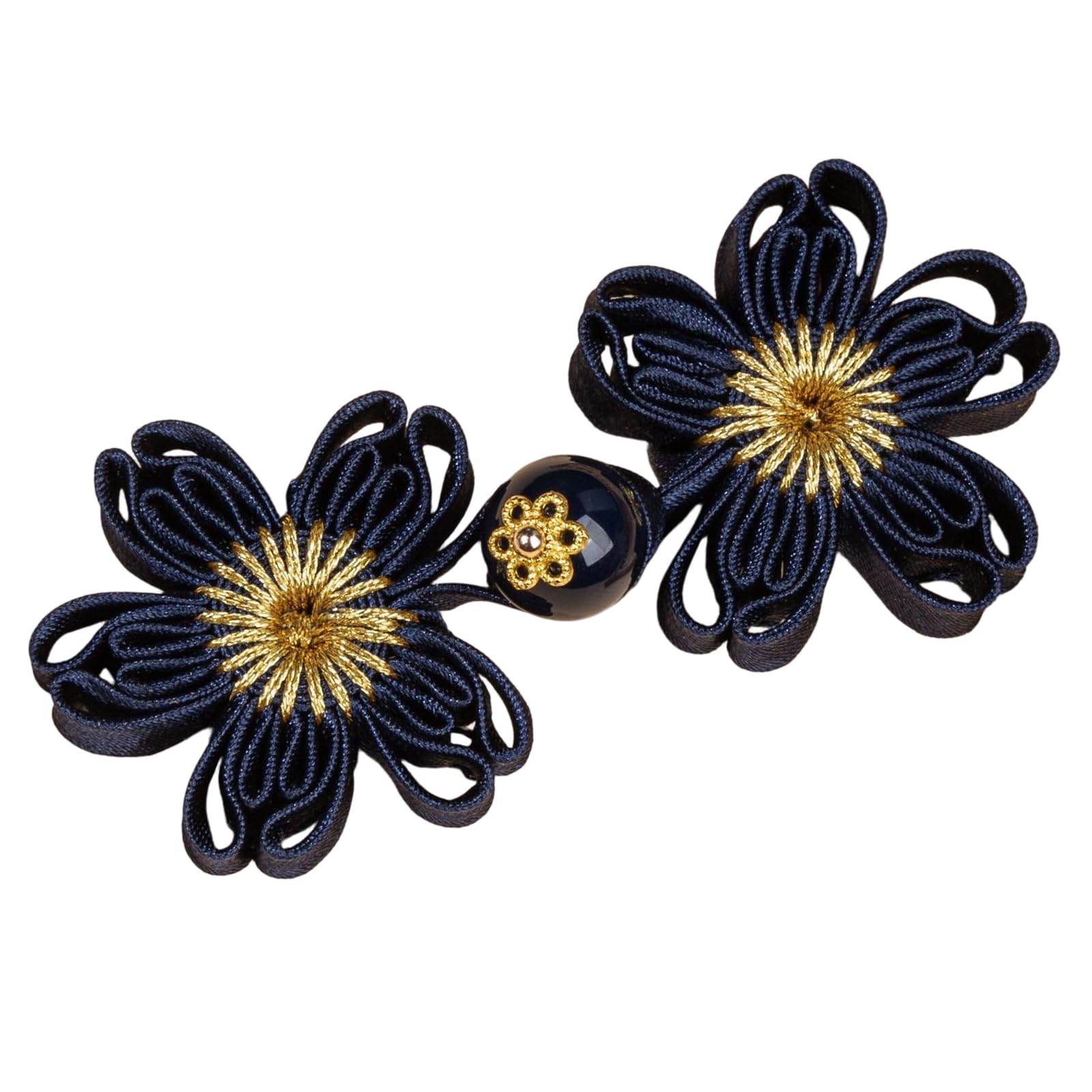 NEWFT Sewing Knot Button Clothing Fasteners Flower Cheongsam Knot Buttons for Chinese Cloaks Cheongsam Dress Coat Decorative Flower Button