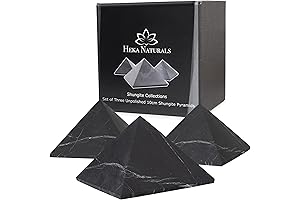 Heka Naturals Shungite Pyramid: Purify, Protect, Enhance