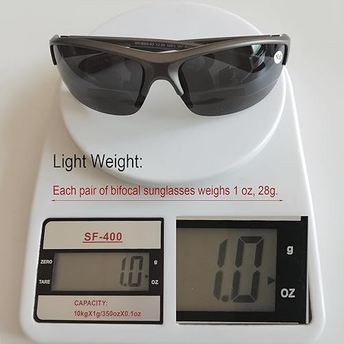 Miniatura 6 de Hyyiyun 3 pares de lentes de sol de lectura bifocales para hombres y mujeres, lentes de lectura envolventes para exteriores