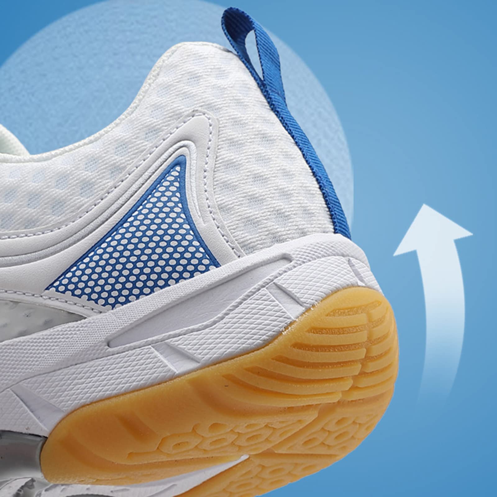 AIRFUL Zapatos de Tenis para Hombre y Mujer, Entrenamiento en cancha Interior, Tenis de Squash, Tenis, Zapatos Deportivos adecuados para Balonmano, Pickleball, bádminton, Floorball, Squash