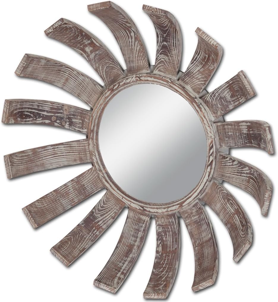 Mercana 37186 35" x 35" x 8" Myriam Mirror, Large
