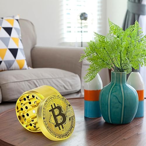 Miniatura 6 de Molinillo de especias Bitcoin grande de 2.5 pulgadas para cocina