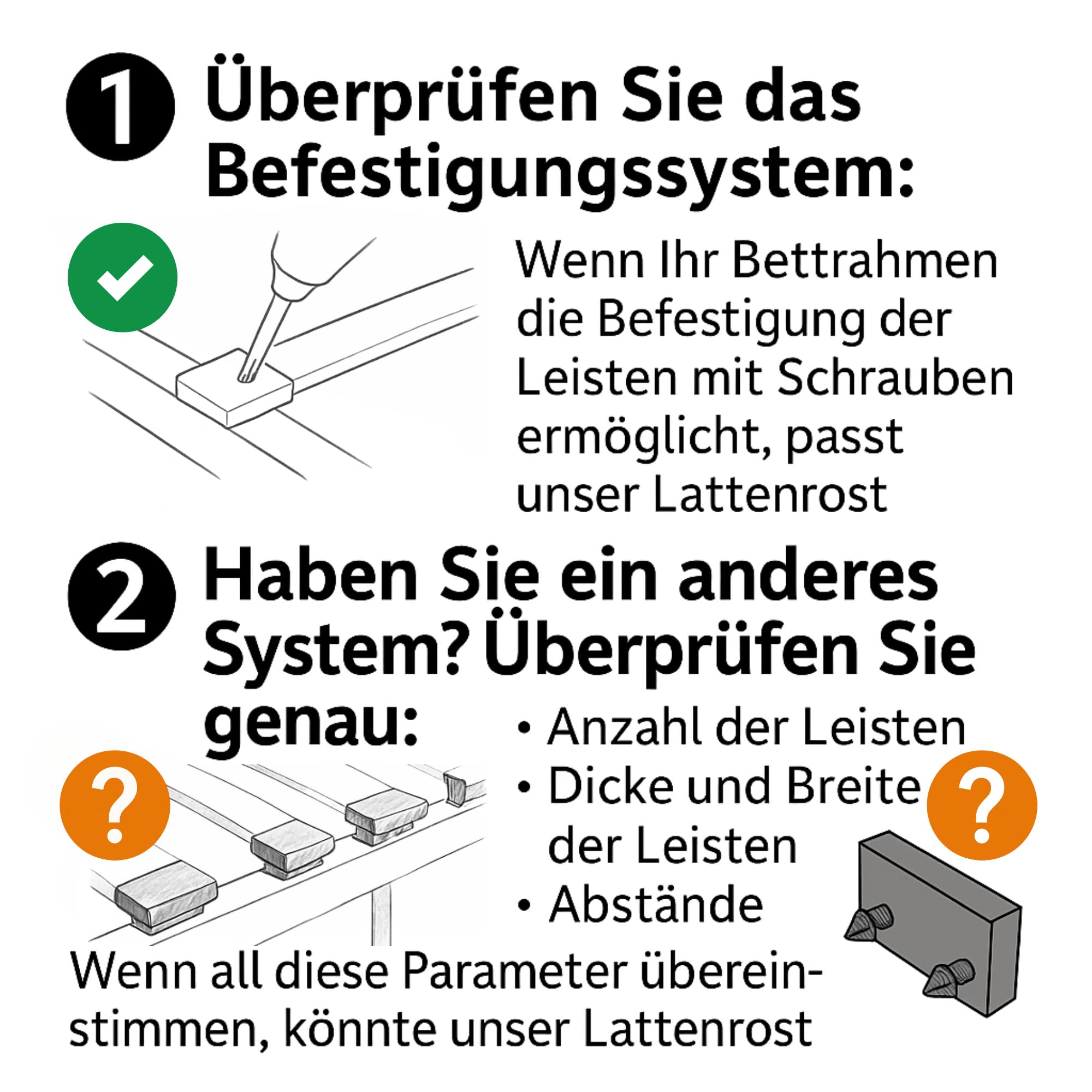 INNOVAHOME Rollrost 100x200 - Stabiler Lattenrost und Lattenrahmen | 18 Flexible Birkensperrholz Federleisten - Belastbarkeit bis 145kg - Geräuscharmer Rolllattenrost mit Schrauben
