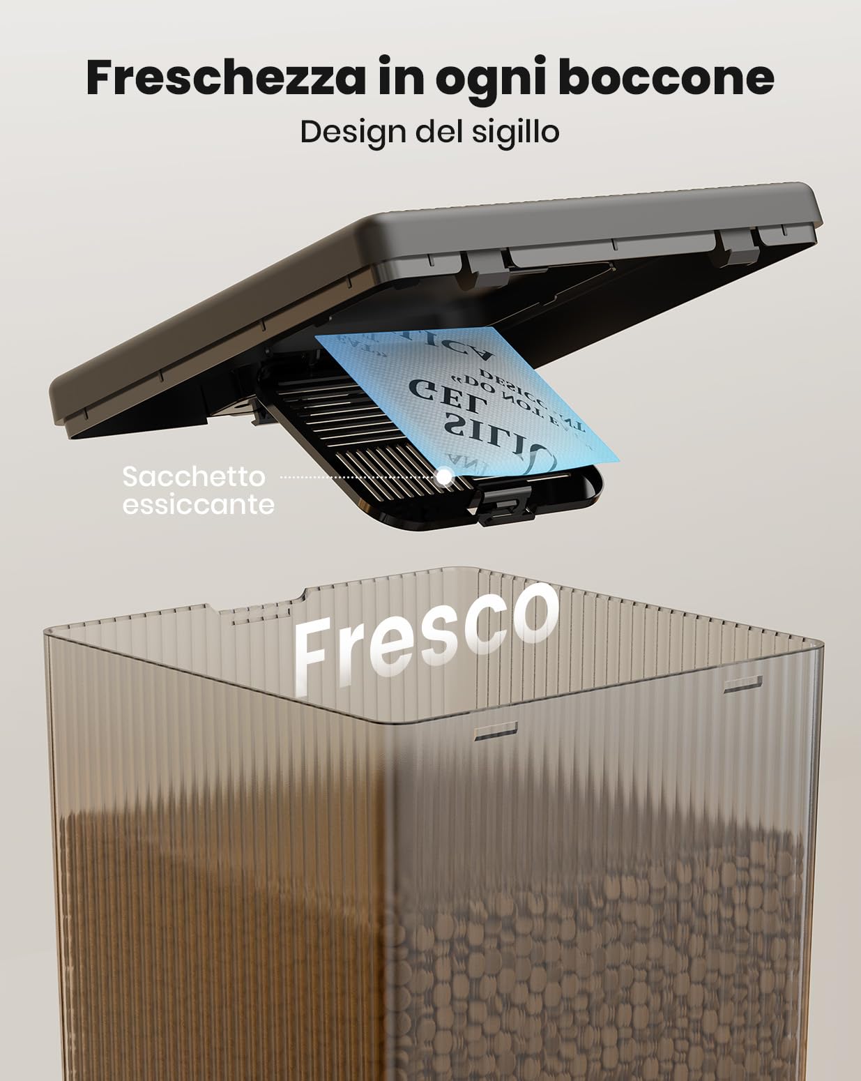 oneisall Distributore Automatico Cibo Gatti 5L 2 Mangiatoia Automatica One Button per Cani, con Ciotola in Acciaio Inox, Registratore Vocale