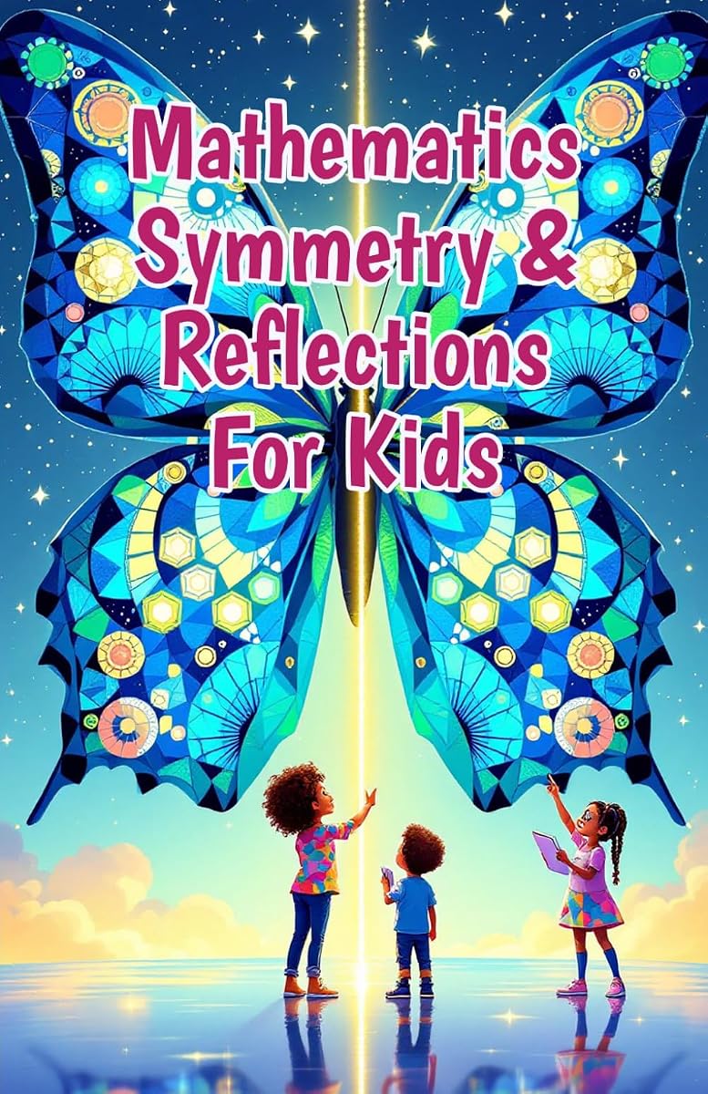 Mathematics Symmetry and Reflections for Kids: A Beginner's Guide to Lines of Symmetry, Rotational Symmetry, Nature, Art, Coordinate Grids, and Puzzles (Mathematics Basic For Kids)
