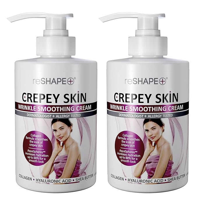 Buy Reshape Crepey Skin Treatment Cream Wrinkle Smoothing Lotion Anti