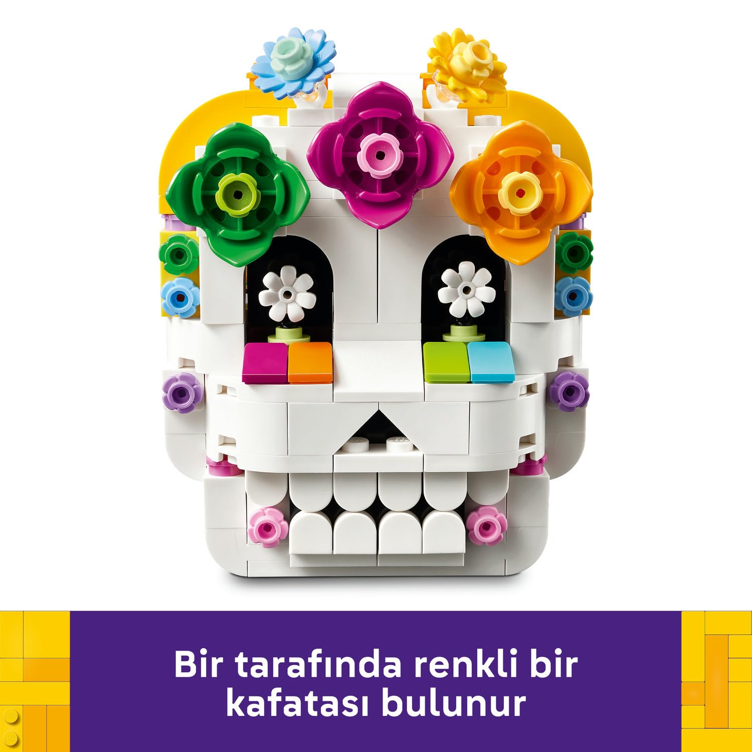 LEGO Ölüler Günü 40811 – 9 Yaş ve Üzeri Çocuklar için Dekoratif Kafatası ve Ölüler Sunağı Temalı Oyuncak Yapım Seti, Renkli Anılarla Dolu Özgün Bir Hediye Fikri (471 Parça)