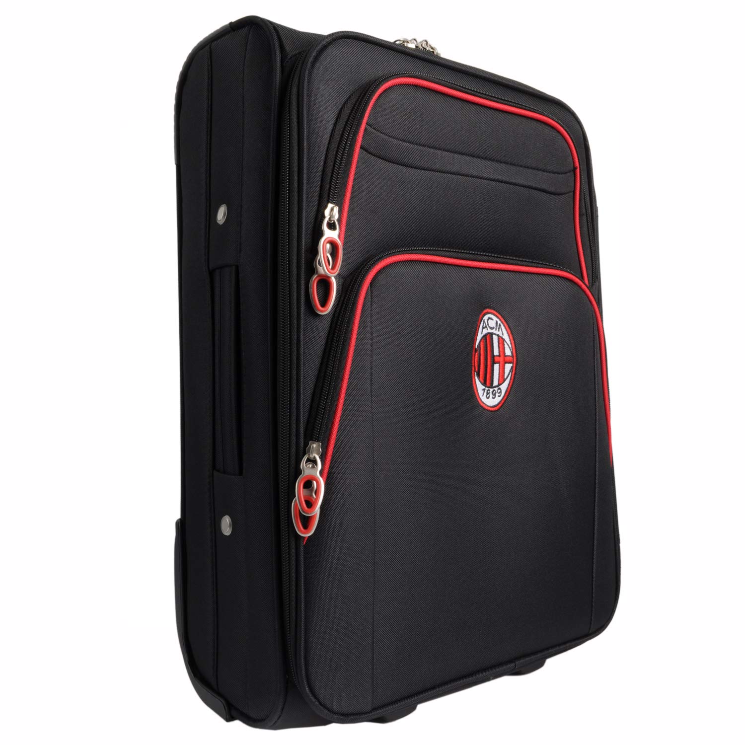 0901N|#Ac Milan Cabin Size Trolley, Nessun Genere, Nero, XL