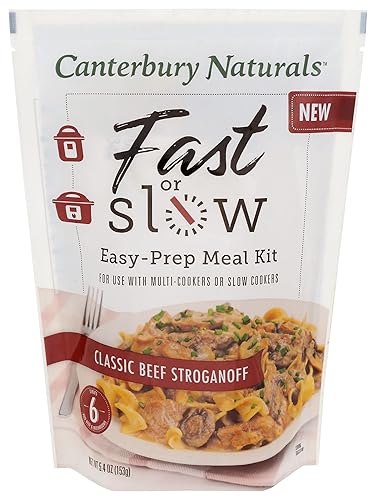 Miniatura 2 de Canterbury Naturals Kit de comida rápida o lenta de preparación fácil, Stroganoff de carne clásica, bolsa de 5.4 onzas (paquete de 3)