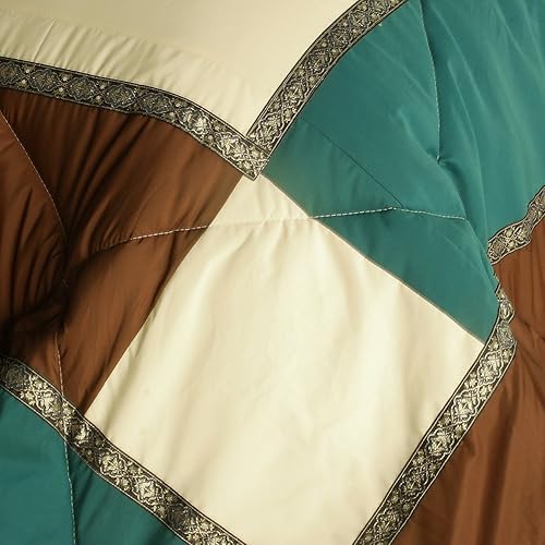 Miniatura 4 de Elegant Art Juego de edredón acolchado de patchwork alternativo (tamaño doble)