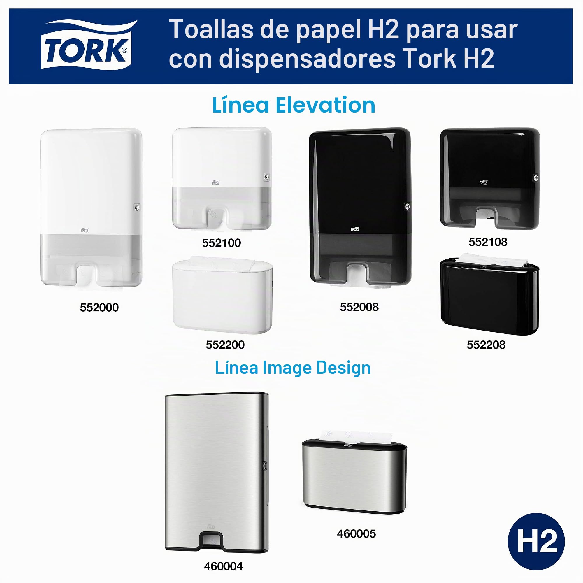Tork Xpress Multifold Paper Hand Towels 150300 - H2 Universal Folded Hand Towels for Dispenser - Large, Economic, 2-Ply, White - 21 x 160 Sheets