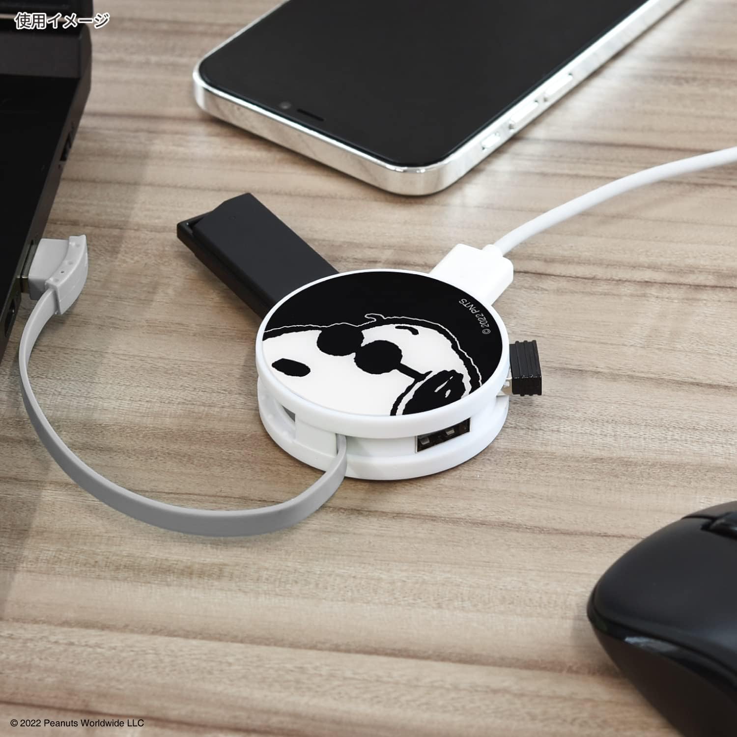 Gourmandise Peanuts Round USB Hub Joe Cool SNG-711B