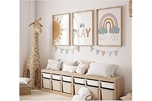 Cheerful Playroom Art for Kids' Rooms