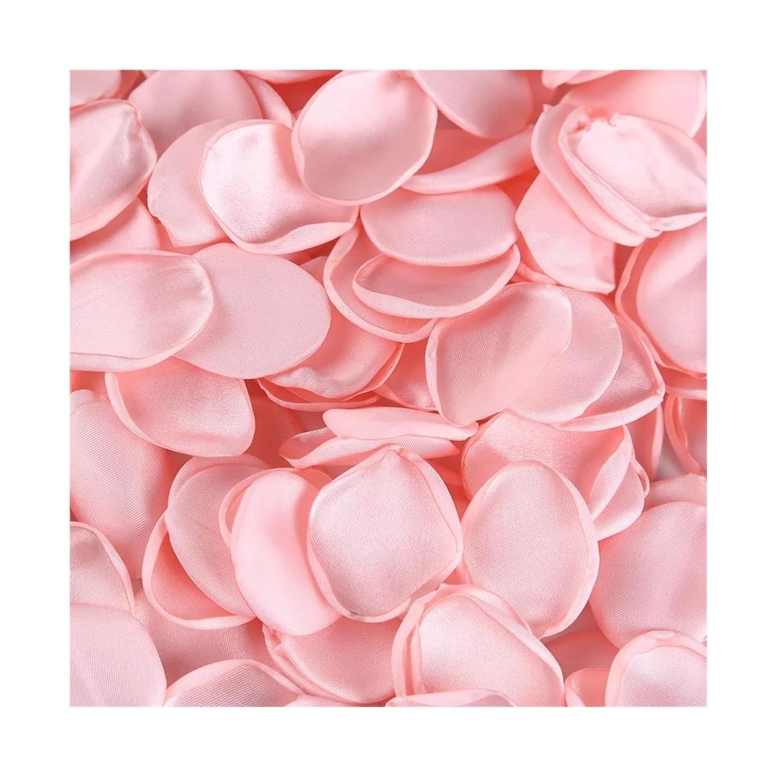 HIFRQVVC Artificial Flower Confetti, Artificial Rose Petals Multicolor 4cm 100 Or 200 Pcs For Wedding Valentines Day(Pink,200pcs)