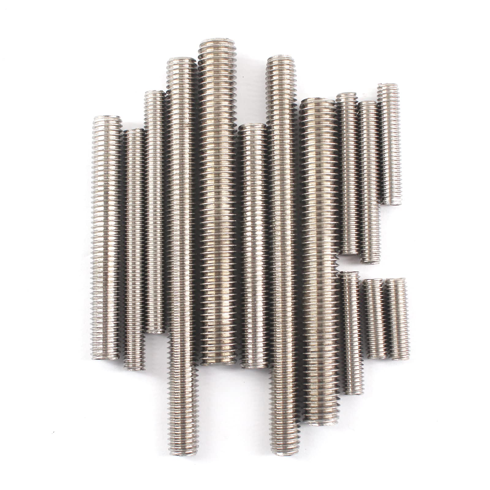 4 tiges de vis M12 x 150 en acier inoxydable entièrement filetées