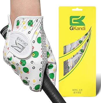 Kids Golf Glove Left Hand Value 1 Pack, Breathable Grip Soft Comfort Elastic Fabric Golf Gloves for Boys Girls Junior Youth Tooddler Pink Age 3-13