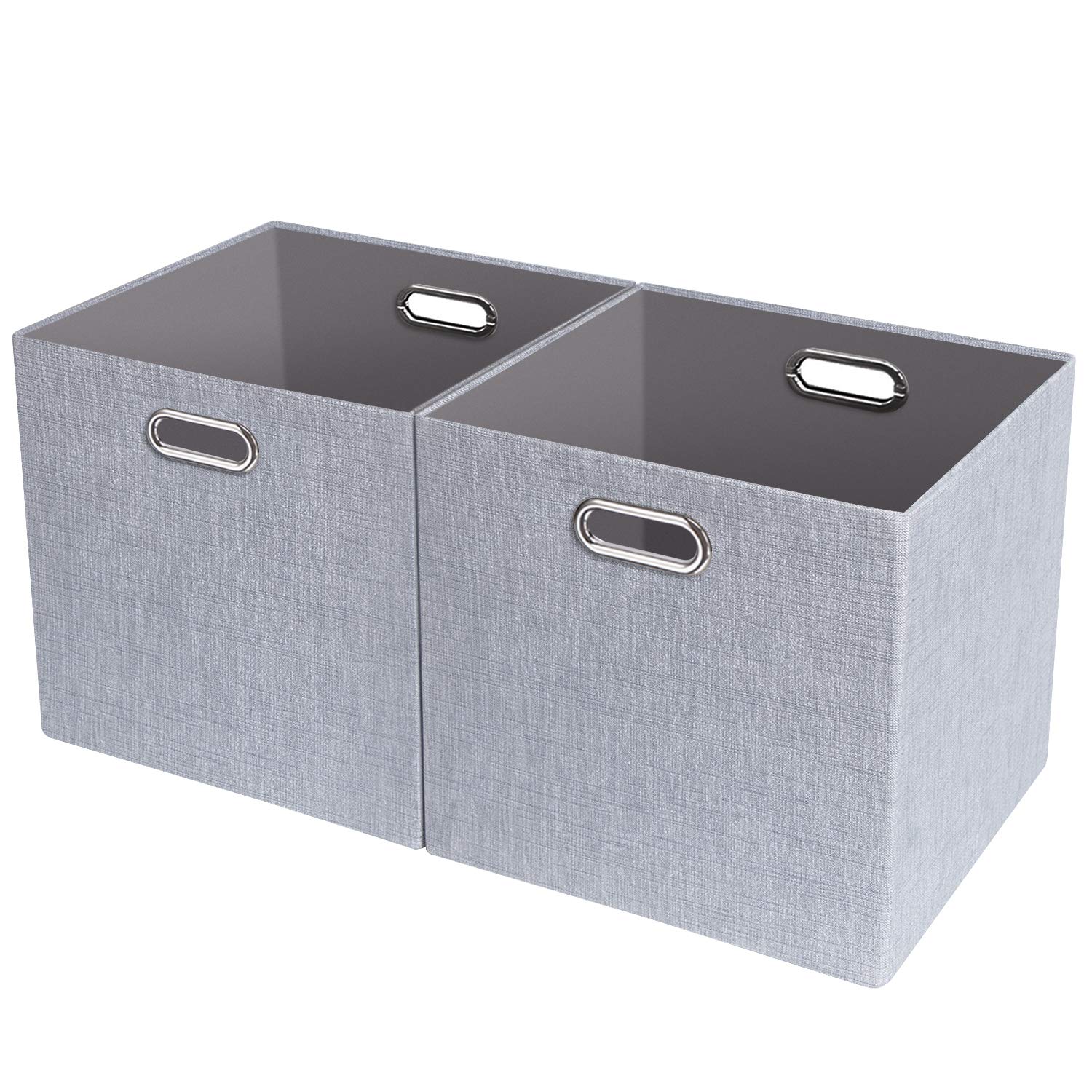Buy Posprica Storage Boxes, 33×33cm Collapsible Storage Cube Basket