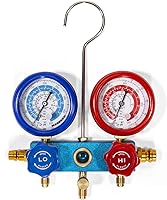 Vista 4 de Aire bomba de aspiradora Xtremepowerus HVAC – A/C refrigeración kit colector ac gauge set