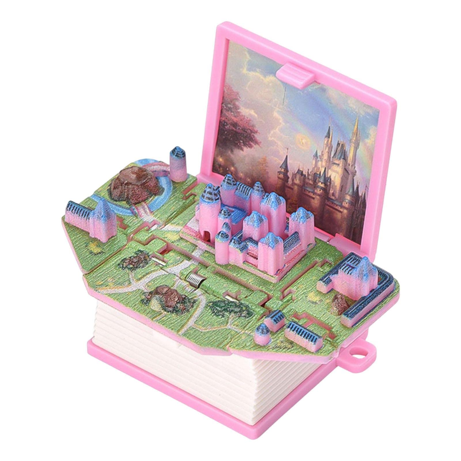 LOOM TREE Foldable Figure Book Key Chain Finger Toy for Birthday Gift Children Kids Castle Pink| Games (B0CB8D7DFP) Amazon Price History, Amazon Price Tracker