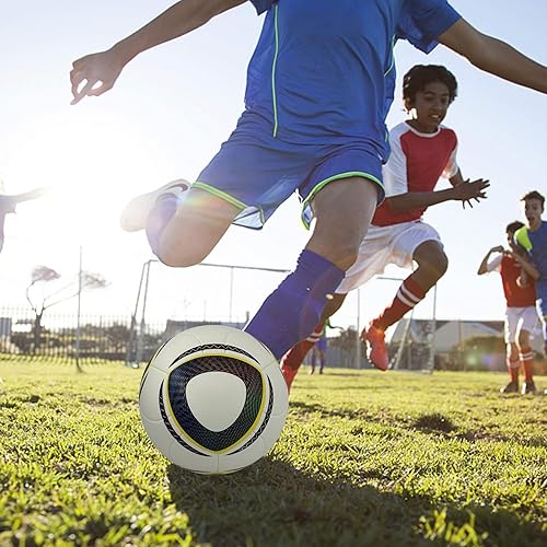 Miniatura 6 de Sudáfrica 2010 Football Fans World Cup Quality Size 5 Bola de piel sintética termalmente unida con costuras sin costuras de larga duración