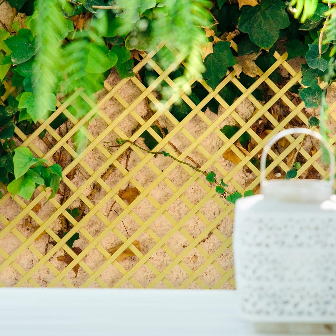 Nortene | Celosia PVC 48 Mm 1x2 M Blanco | Decoración Exterior | Cerramientos Ambientes Modernos