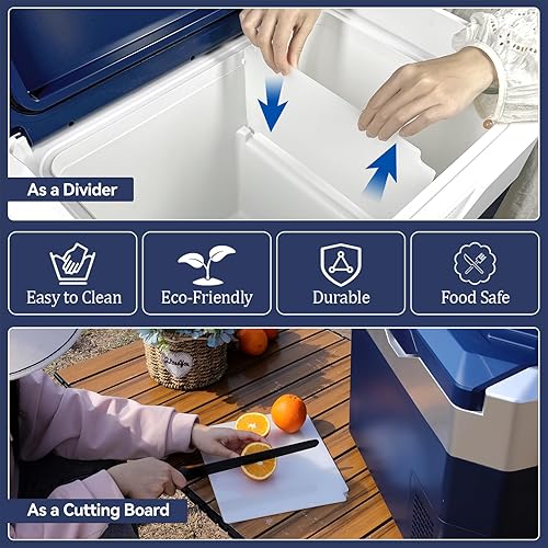 Miniatura 8 de Refrigerador portátil de 12 V de 12 V de 32 cuartos de galón de 12 voltios congelador compresor enfriador 12V24V DC 110  240 V CA para camión,