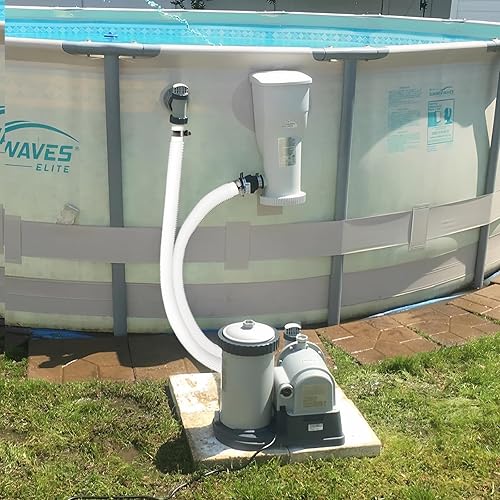 Miniatura 6 de Paquete de 2 mangueras de repuesto para bomba de piscina, 1.25 pulgadas de diámetro, mangueras de repuesto de filtro de piscina de 59 pulgadas de