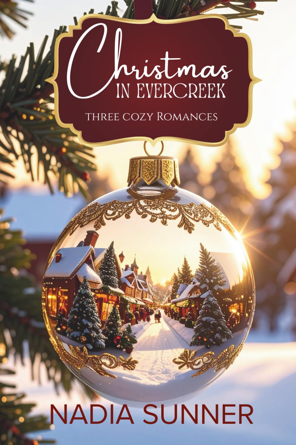 Christmas in Evercreek: Cozy Small-Town Christmas Romance: 3 Clean Second-Chance Novellas Full of Holiday Heart
