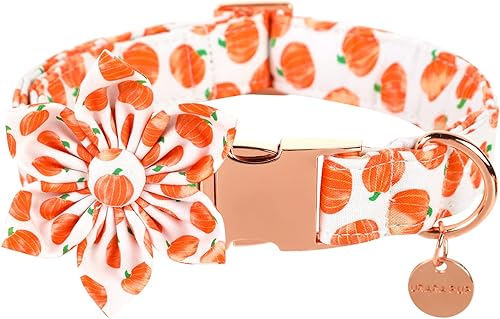 Miniatura 7 de UP URARA PUP Collar para perro con pajarita, collar de algodón para perro, para cachorro, niña, niño, perro o gato, collar de perro azul festivo con