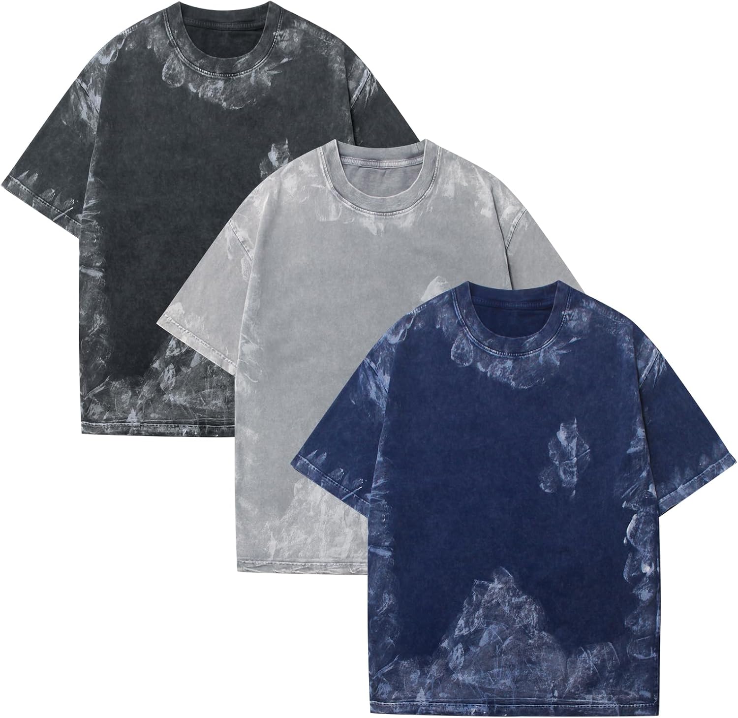 GSOU SNOW Men Oversized T Shirt Cotton Casual Unisex Short Sleeve Vintage Baggy Tee Shirts Washed Mens Streetwear