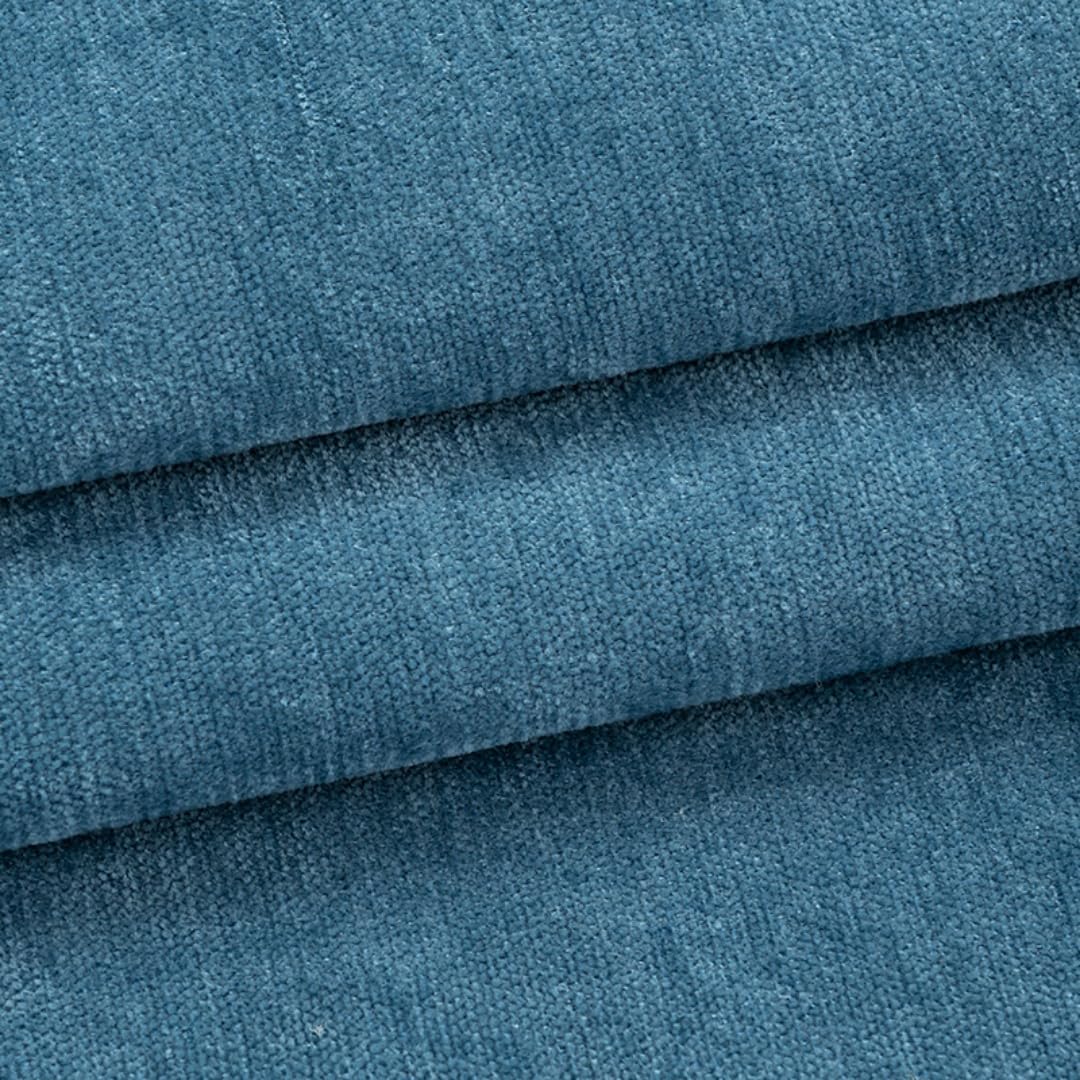 78x58 inches Soft Chenille Fabric for Upholstery, Crisp and Stylish Chenille Upholstery Fabric by The Yard(Black)