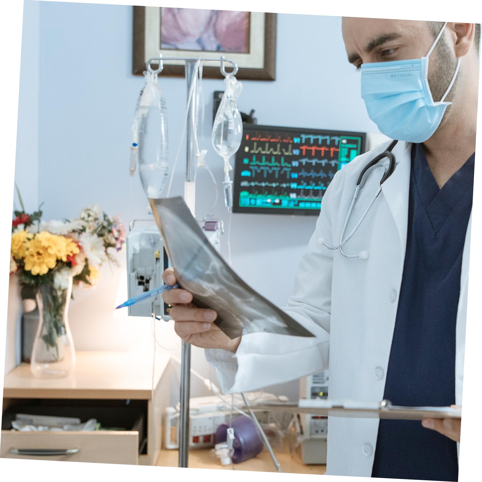 FRCOLOR Replacement Rod Sleeves 5pcs Plastic Pole Covers for Drip Stand Fits 1.9cm