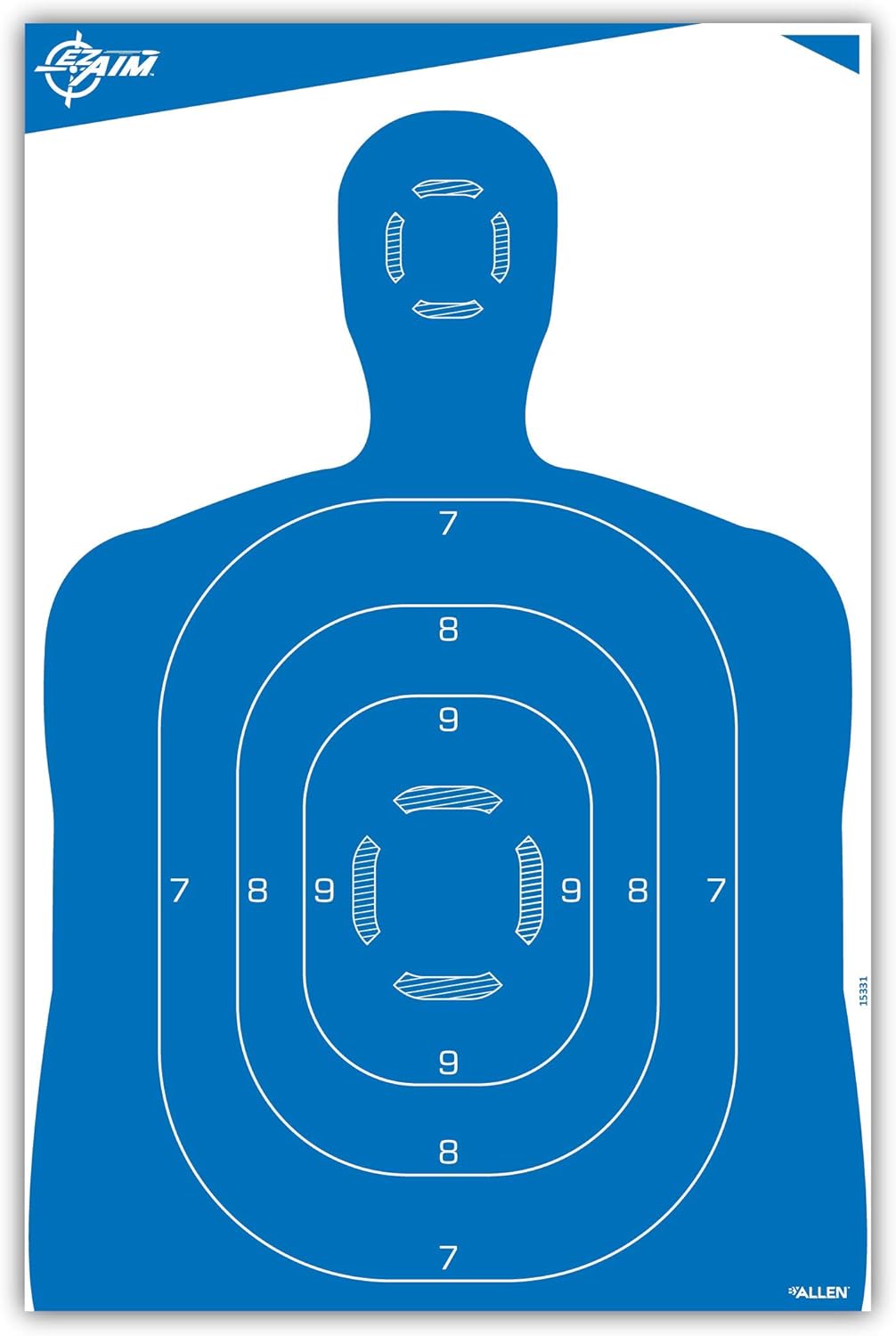 EZ-Aim Silhouette Targets for Shooting - Human Body Paper Practice Targets