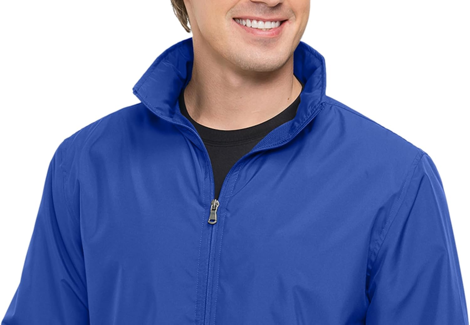 AFC Men’s Lightweight Windbreaker With Hood Water Resistant Lg to 6x Big & Tall - Image 4