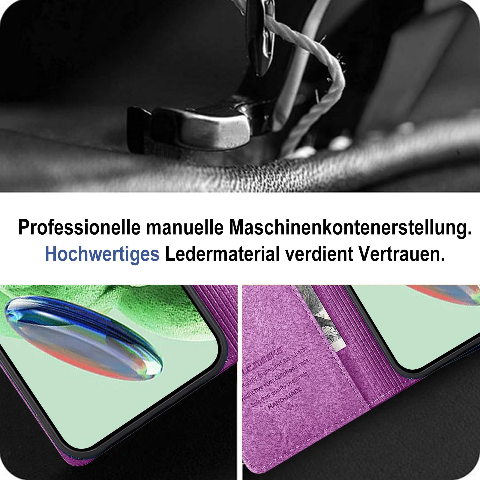 Giyer Custodia Per Xiaomi Redmi Note 12 5G Con Pellicola Protettiva Per