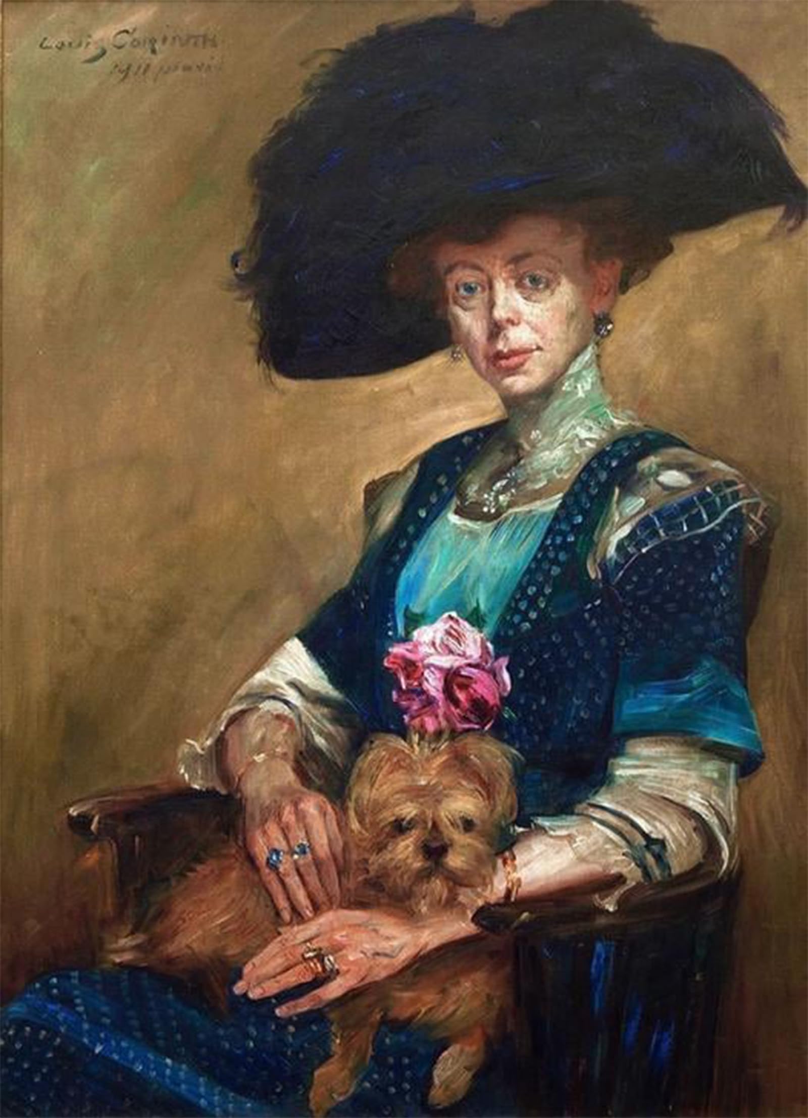ARTXLXXBN Famous Prints Artwork Pictures Poster Painting Art Portrait of Mrs Luther by Lovis Corinth Artwork Landscape Pictures for Home Decor 60x90cm