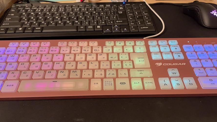 COUGAR VANTAR AX PINK 日本語配列　ゲーミングキーボード Amazon.co.jp: COUGAR ゲーミングキーボード VANTAR AX Pink 有線
