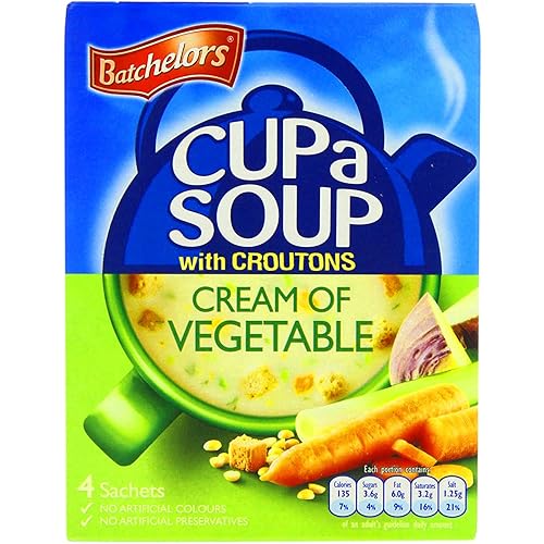 Miniatura 3 de Batchelor's Taza una sopa con picatostes 4 sobres - Crema de verduras - Paquete de 2, 2 X 4.30 oz