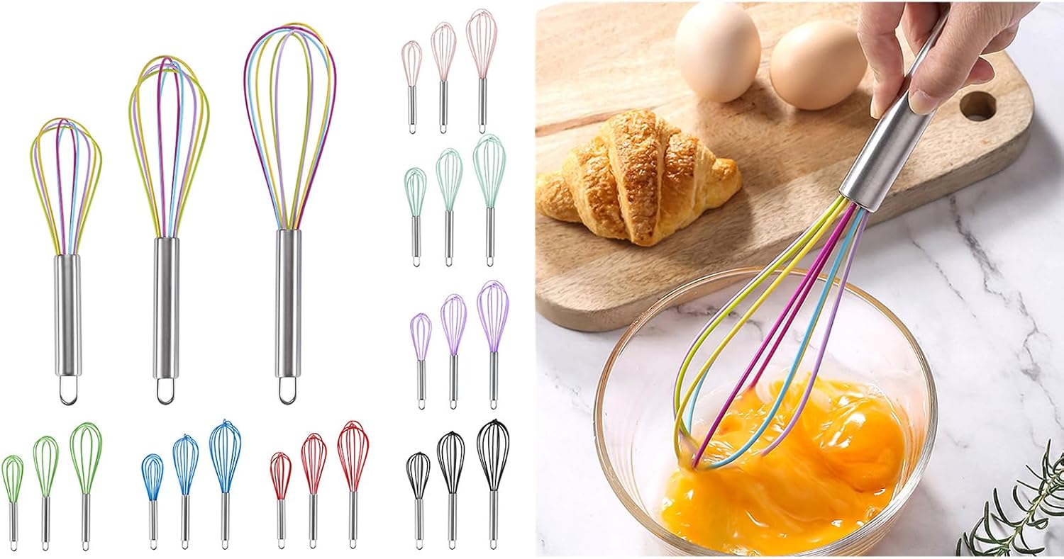 Cake Baking Utensil Eggs Beater Pastry Tools Eggs Mixer Mixing Utensil Kitchen Accessories for Perfectly Blended Mixing