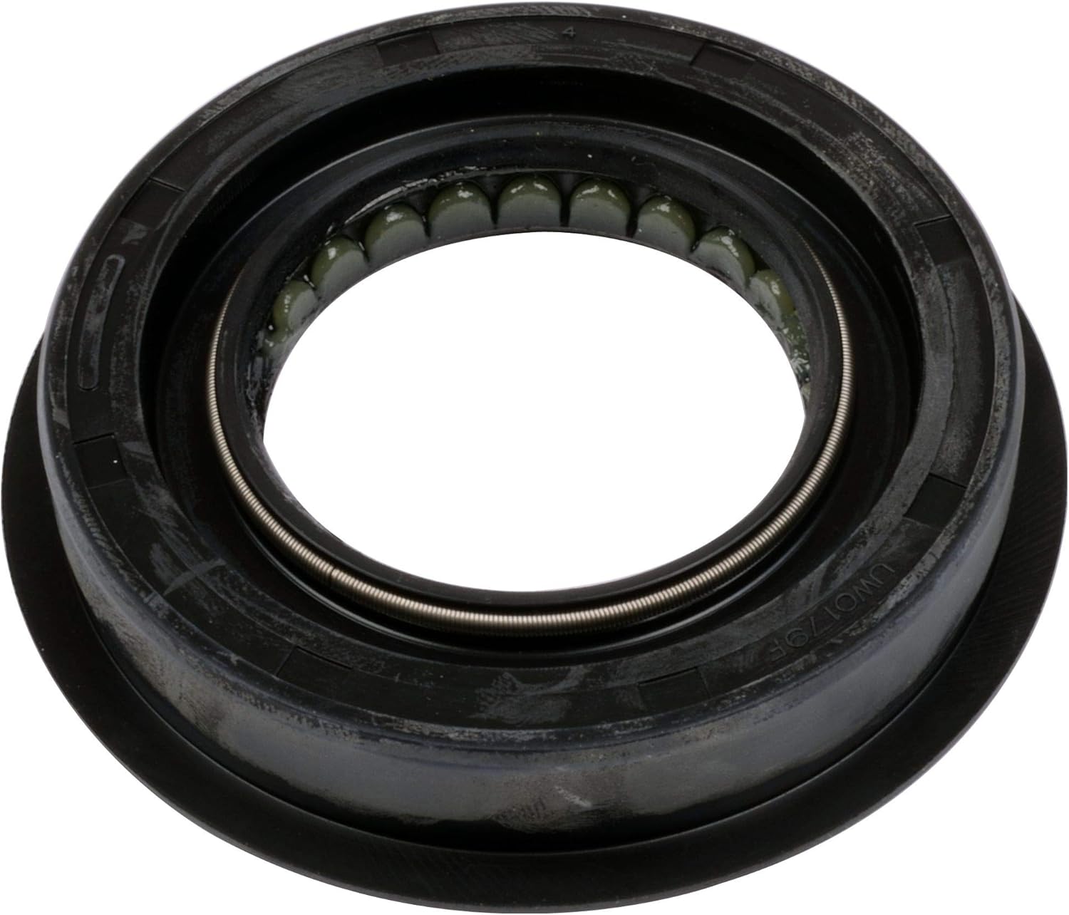 SKF 15972 Transfer Case Front Output Shaft Seal Inner Spring Loaded With Installation Stop Flange Dual Lip Multiple Fluid Control Compatible with Ford Aerostar Bronco II Excursion Expedition Explorer