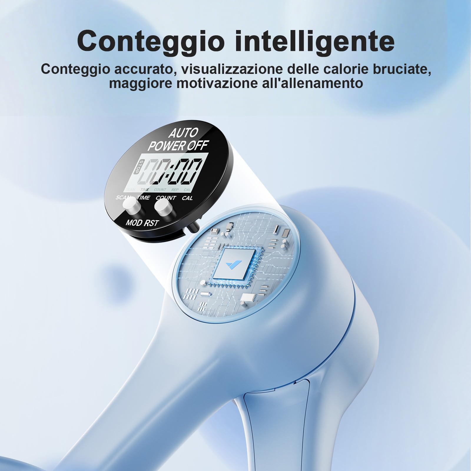 Allenatore Pavimento Pelvico con Contatore - Attrezzo per Glutei e Interno Coscia 360°, Riabilitazione Perineale e Muscoli Cosce Donna