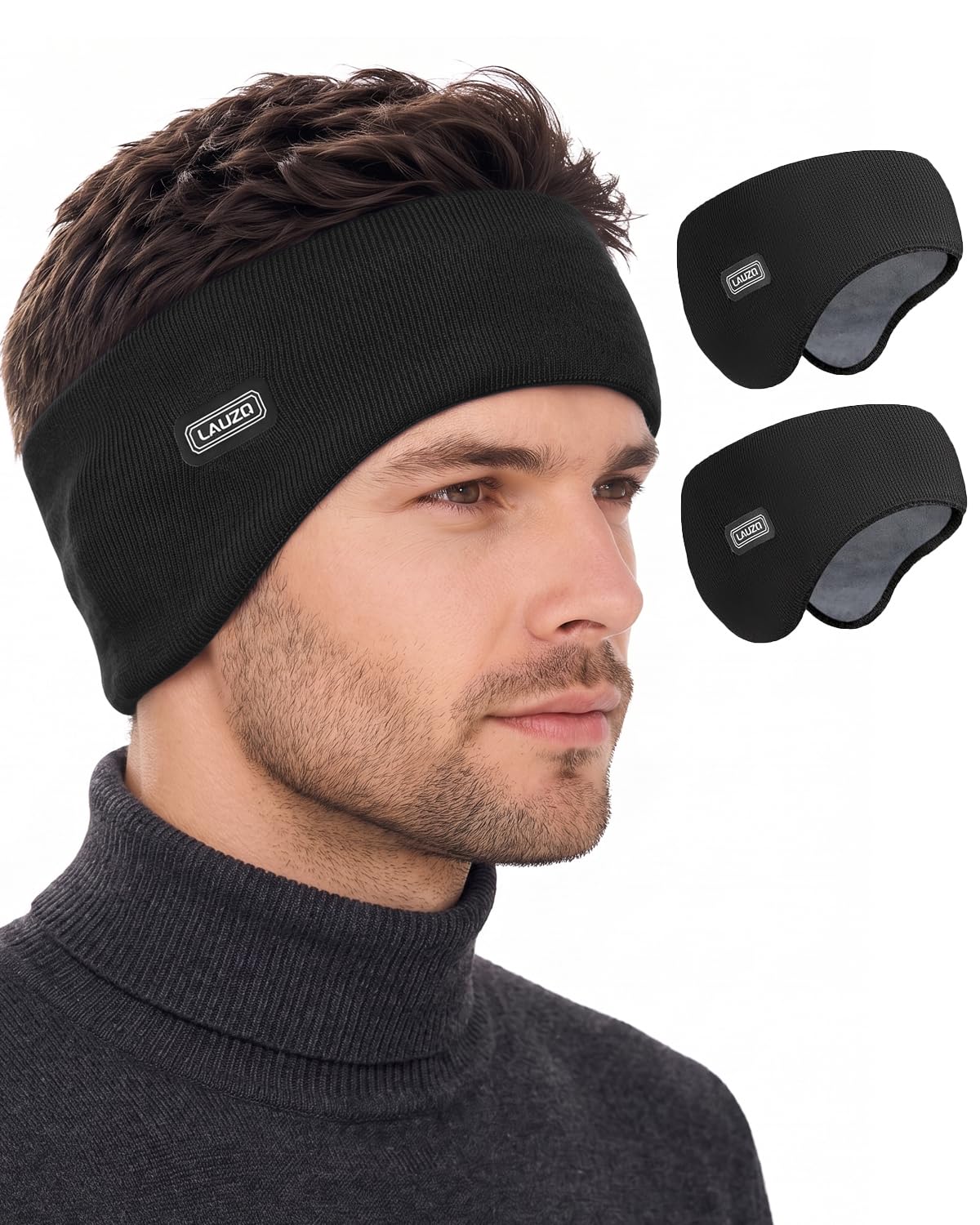 Double-Layer Ear Warmer Headband